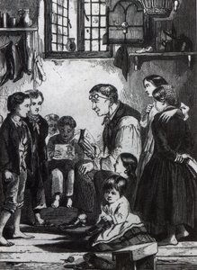 John Pounds Teaching Children in His Home by English School